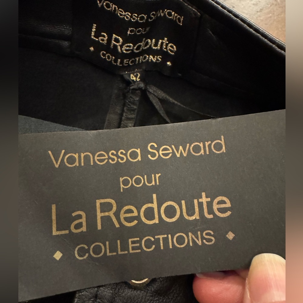 Vanessa Seward Pour La Redoute Leather Skirt - Picture 5 of 7